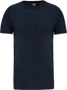 WK. Designed To Work WK3020 - Men's short-sleeved DayToDay t-shirt Navy / Silver