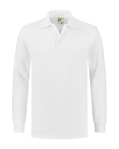 LEMON & SODA LEM4701 - Polosweater Workwear Uni Blanc