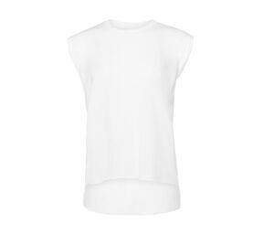 Bella + Canvas BE8804 - Women's rolled sleeve t-shirt White