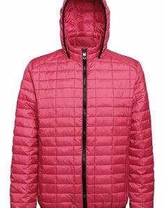 2786 TS023 -  HONEYCOMB HOODED JACKET Red