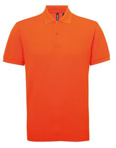 ASQUITH AND FOX AQ015 - MENS POLYCOTTON BLEND POLO Orange