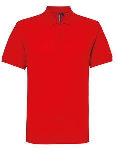 ASQUITH AND FOX AQ015 - MENS POLYCOTTON BLEND POLO Red