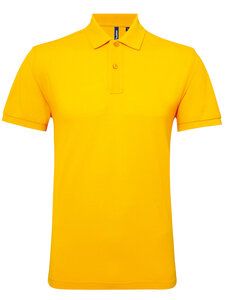 ASQUITH AND FOX AQ015 - MENS POLYCOTTON BLEND POLO Sunflower
