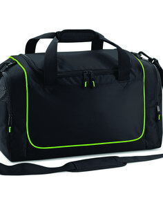 QUADRA BAGS QS77 - TEAMWEAR LOCKER BAG Black/Lime