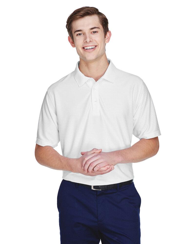 UltraClub 8413 - Men's Cool & Dry Elite Tonal Stripe Performance Polo