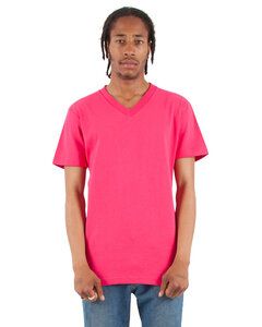 Shaka Wear SHVEE - Adult 6.2 oz., V-Neck T-Shirt Hot Pink
