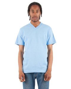 Shaka Wear SHVEE - Adult 6.2 oz., V-Neck T-Shirt Azul cielo