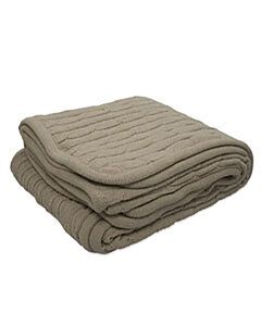 Kanata Blanket CABLE - Cable Knit Lambswool Blanket