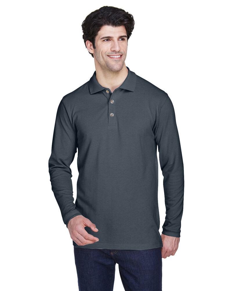 UltraClub Adult Classic Pique Polo with Pocket 