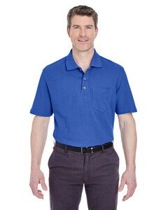 UltraClub 8534 - Adult Classic Piqué Polo with Pocket