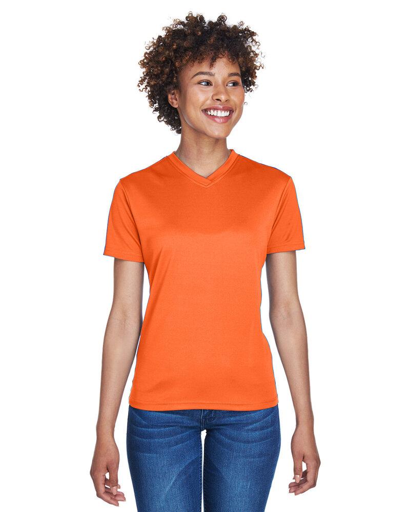 UltraClub 8400L - Ladies Cool & Dry Sport V-Neck T-Shirt