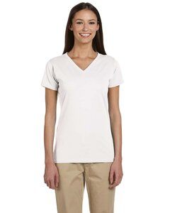 econscious EC3052 - Ladies 100% Organic Cotton Short-Sleeve V-Neck T-Shirt Blanco