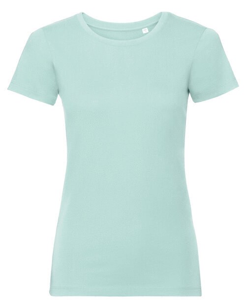 RUSSELL R-108F-0 - LADIES PURE ORGANIC TEE