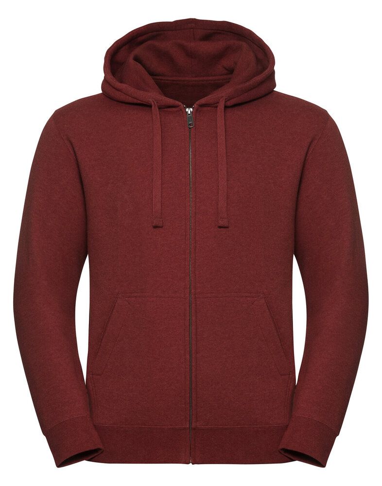 RUSSELL R-263M-0 - MENS AUTHENTIC MELANGE ZIPPED HOOD SWEAT