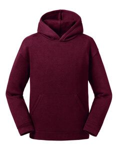 RUSSELL R-265B-0 - KIDS AUTHENTIC HOODED SWEAT Burgundy