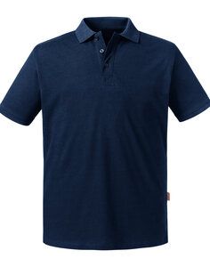 RUSSELL R-508M-0 - MENS PURE ORGANIC POLO French Navy