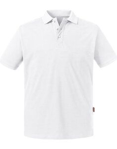 RUSSELL R-508M-0 - MENS PURE ORGANIC POLO White