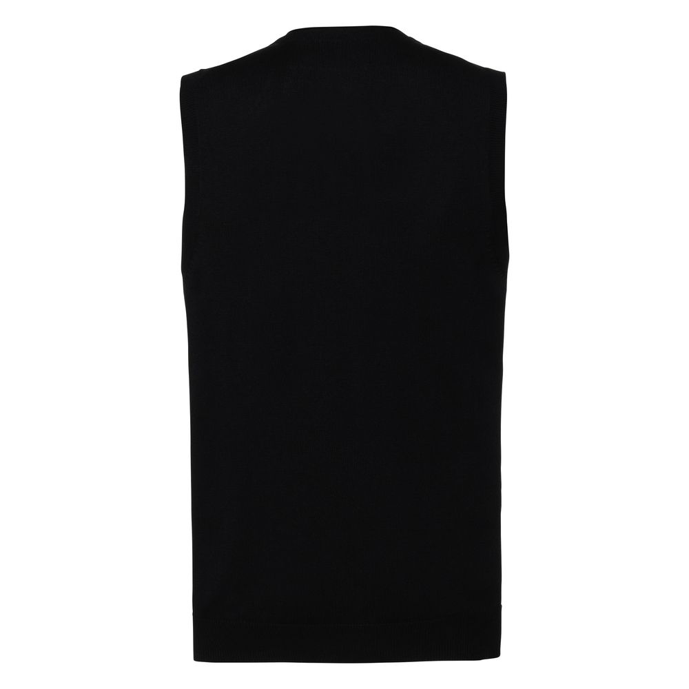 RUSSELL R719M - V-NECK SLEEVELESS CARDIGAN