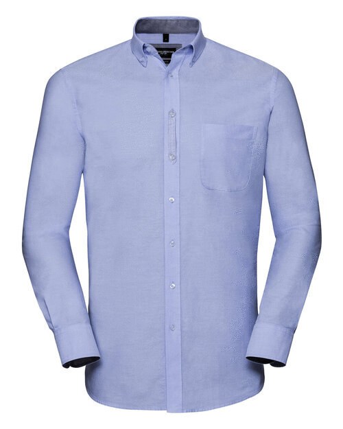 RUSSELL R-920M-0 - LONG SLEEVE TAILORED WASHED OXFORD SHIRT