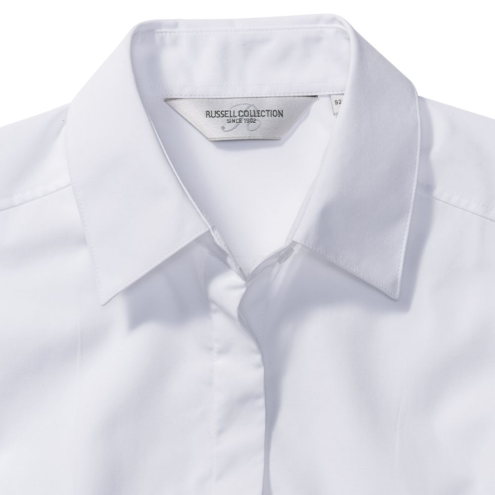 RUSSELL R925F - LADIES CAP SLEEVE POLYCOTTON SHIRT