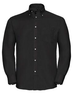 RUSSELL R956M - MENS LONG SLEEVE ULTIMATE NON IRON SHIRT Black