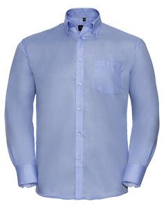 RUSSELL R956M - MENS LONG SLEEVE ULTIMATE NON IRON SHIRT Bright Sky