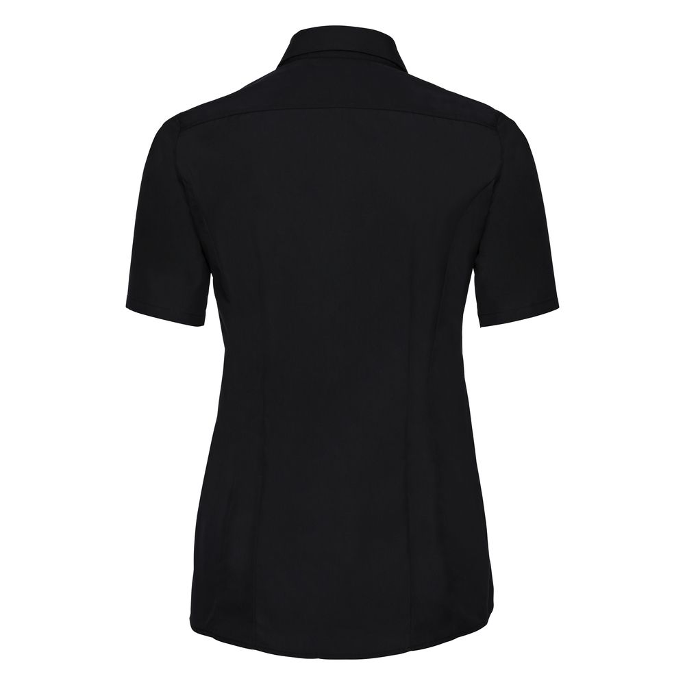 RUSSELL R961F - LADIES SHORT SLEEVE ULTIMATE STRETCH SHIRT