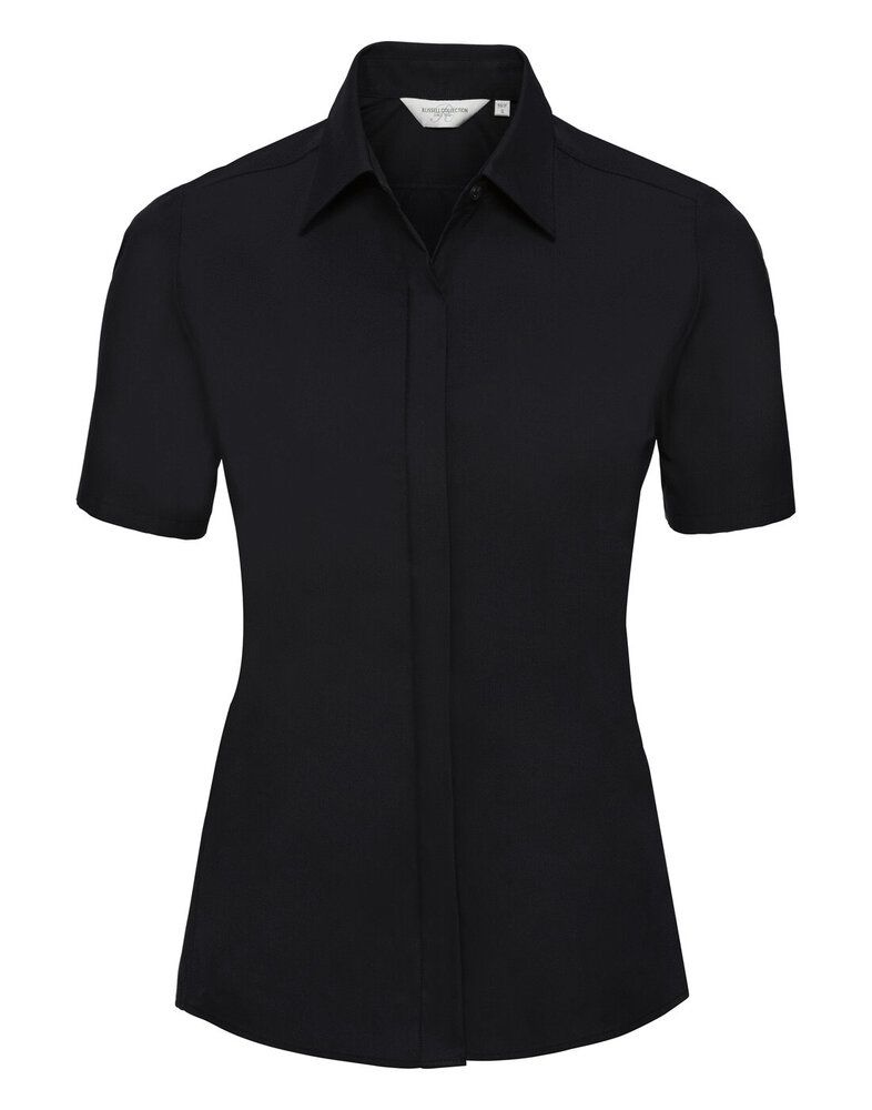 RUSSELL R961F - LADIES SHORT SLEEVE ULTIMATE STRETCH SHIRT