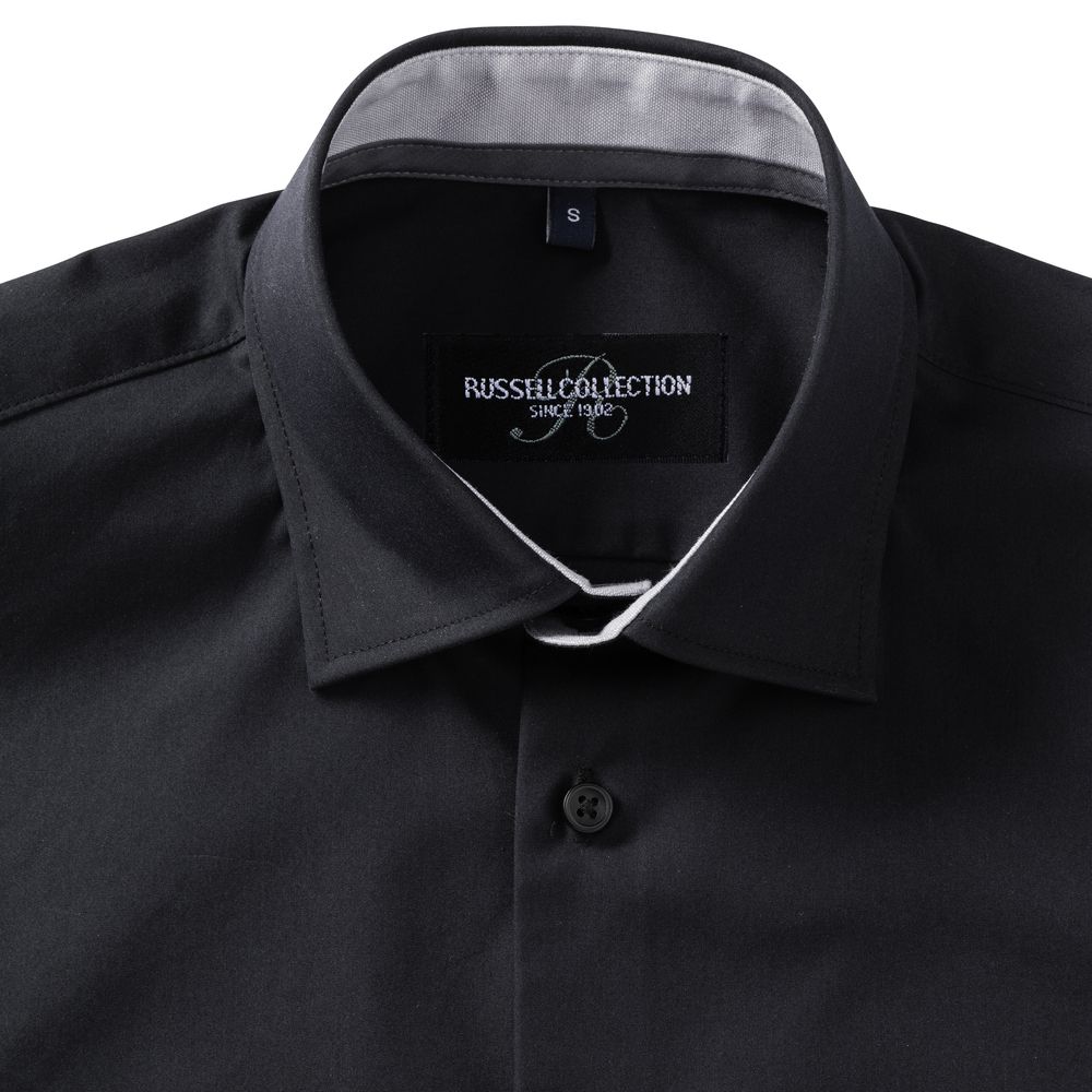 RUSSELL R-966M-0 - LONG SLEEVE CONTRAST ULTIMATE STRETCH SHIRT