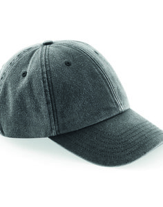 BEECHFIELD B655 - LOW PROFILE VINTAGE CAP Vintage Black