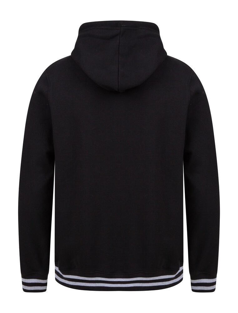 FRONT ROW FR841 - HOODIE WITH STRIPED CUFFS