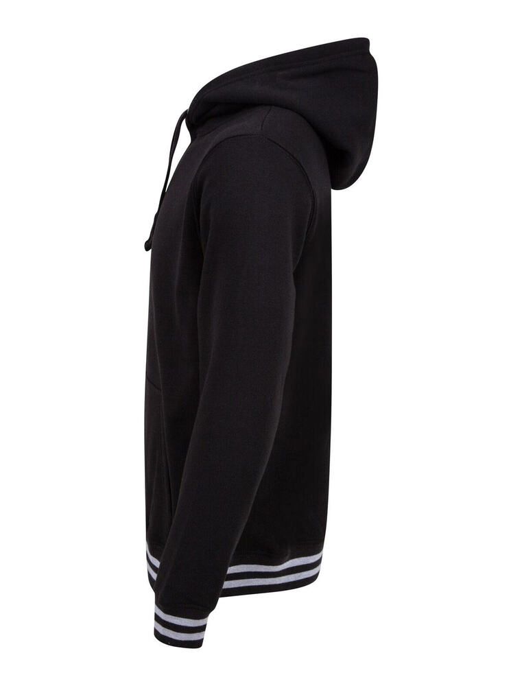 FRONT ROW FR841 - HOODIE WITH STRIPED CUFFS
