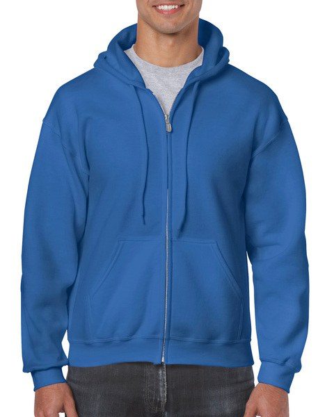 Gildan 18600 - Sudadera Heavyweight con Capucha y Cremallera Completa