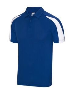 JUST COOL BY AWDIS JC043 - CONTRAST COOL POLO Royal/Arctic White