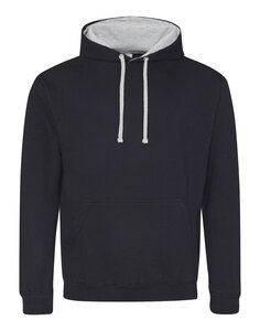 JUST HOODS BY AWDIS JH003 - VARSITY HOODIE New French Navy/Heather