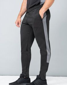 Finden & Hales LV881 - Slim Fit Sports Pants Black/White