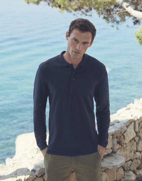 Fruit of the Loom 63-310-0 - Ultra Soft Cotton Long Sleeve Polo Shirt