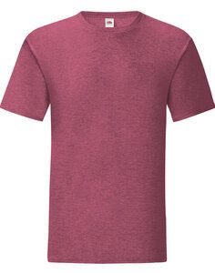 FRUIT OF THE LOOM 61-430-0 - ICONIC T Heather Burgundy