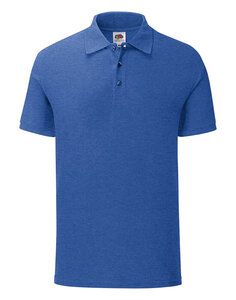 FRUIT OF THE LOOM 63-044-0 - ICONIC POLO Retro Heather Royal