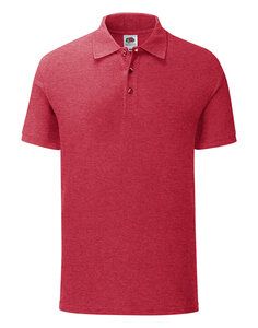 FRUIT OF THE LOOM 63-044-0 - ICONIC POLO Vintage Heather Red