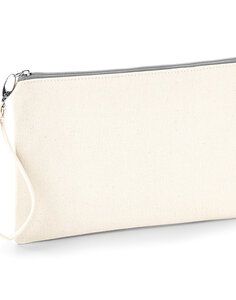 WESTFORD MILL W520 - CANVAS WRISTLET POUCH Natural / Light Grey