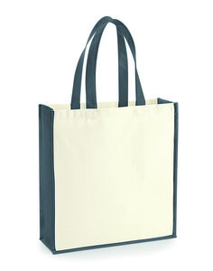 WESTFORD MILL W600 - GALLERY CANVAS TOTE Natural / Graphite Grey