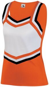 Augusta Sportswear 9140 - Ladies Pike Shell Orange/ White/ Black