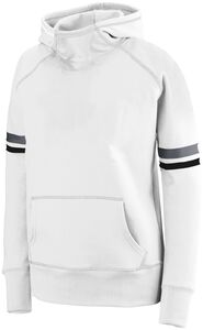 Augusta Sportswear 5441 - Girls Spry Hoodie  White/Black/Graphite