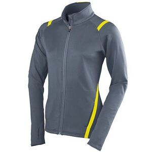 Augusta Sportswear 4811 - Girls Freedom Jacket Graphite/ Power Yellow