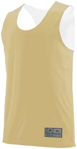 Augusta Sportswear 148 - Musculosa Reversible que absorbe la humedad  Vegas Gold/White