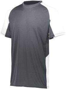 Augusta Sportswear 1518 - Youth Cutter Jersey Graphite/White