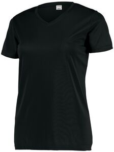 Augusta Sportswear 4792 - Ladies Attain Wicking Set In Sleeve Tee  Negro