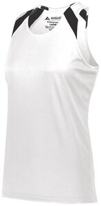Augusta Sportswear 348 - Ladies Overspeed Track Jersey Blanco / Negro