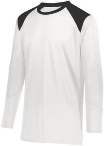Augusta Sportswear 1728 - Tip Off Shooter Shirt Blanco / Negro